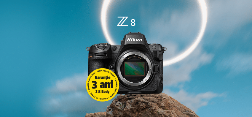  Lansare Nikon Z8: Primul aparat mirrorless din România cu o garanție de 3 ani
