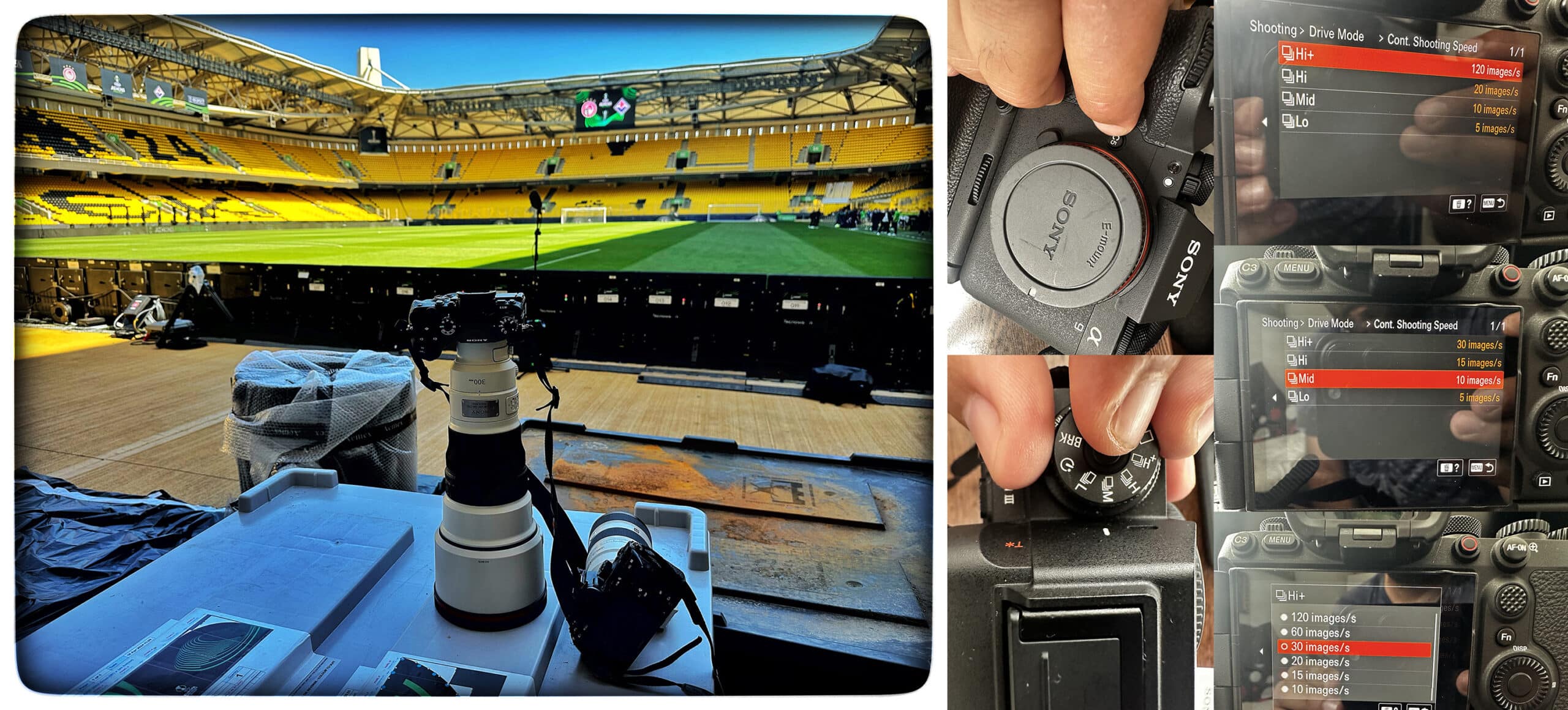 Sony A9III Sony 300 mm f/2.8 UEFA Europa Conference League Final Athens 2024