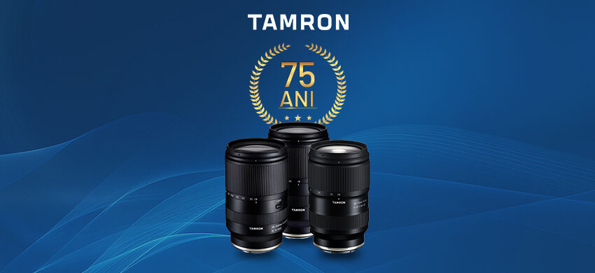  Tamron aniversează 75 de ani de excelență în lumea obiectivelor foto‑video
