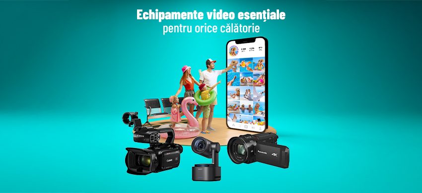  Echipamente video esențiale pentru orice călătorie