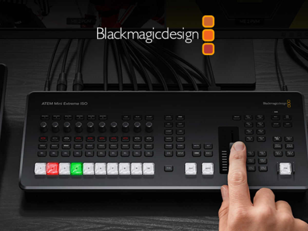 Live Production Workshop cu Blackmagic Design - F64 Blog
